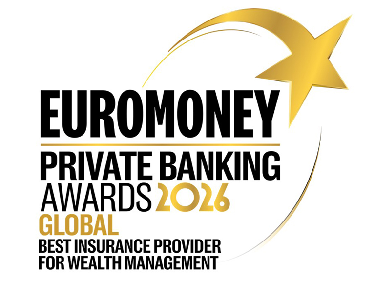 Logo of Euromoney award for Private Banking Awards 2026, Global Best Insurance Provider for Wealth Management