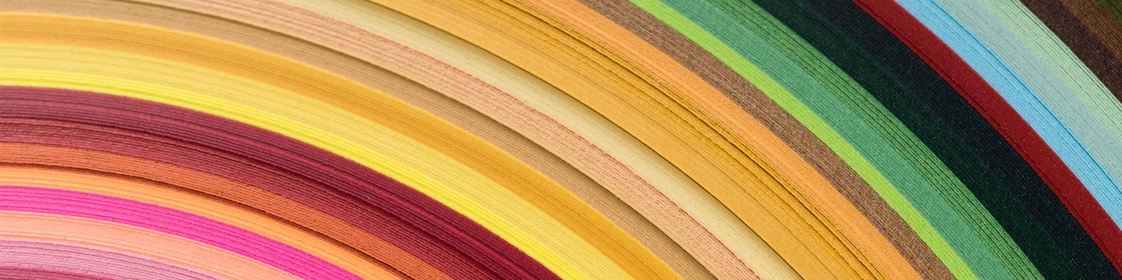 colourful rolls of paper