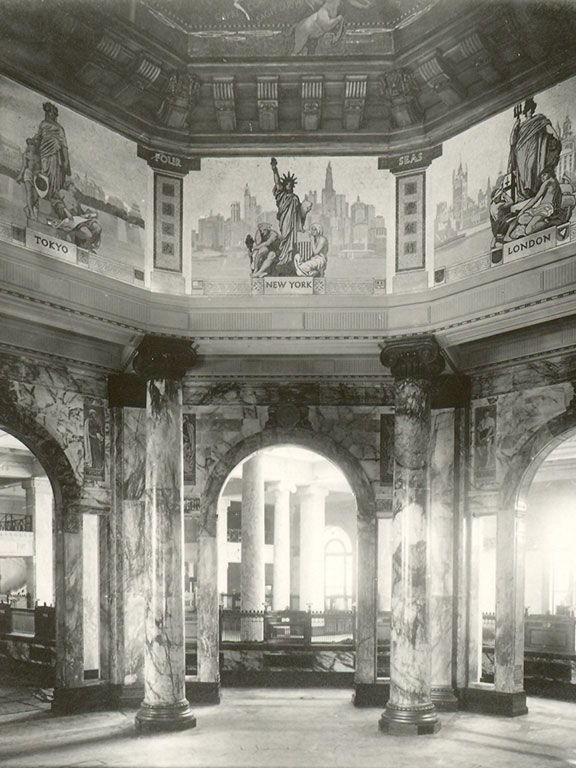 The entrance hall of HSBC’s 1923 Shanghai office