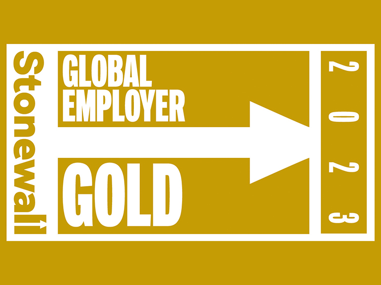 Stonewall. Global Employer 2023 Gold